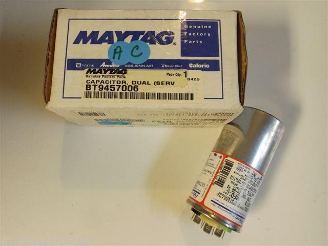 Maytag Amana Air Conditioner BT9457006 Capacitor, Dual (service) NEW IN BOX Maytag Amana Air Conditioner BT9457006 Capacitor, Dual (service) NEW IN BOX